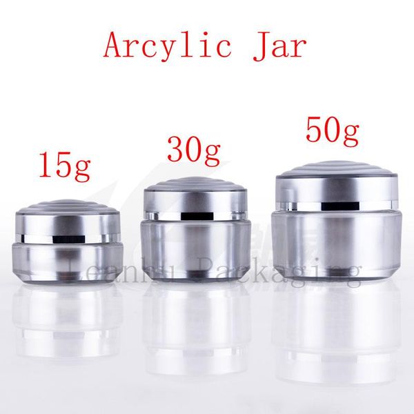 15g 30g 50g empty acrylic cosmetic cream bottle , silver acrylic cosmetic jars , plastic containers for cosmetics packaging
15g 30g 50g empty acrylic cosmetic cream bottle , silver acrylic cosmetic jars , plastic containers for cosmetics packaging