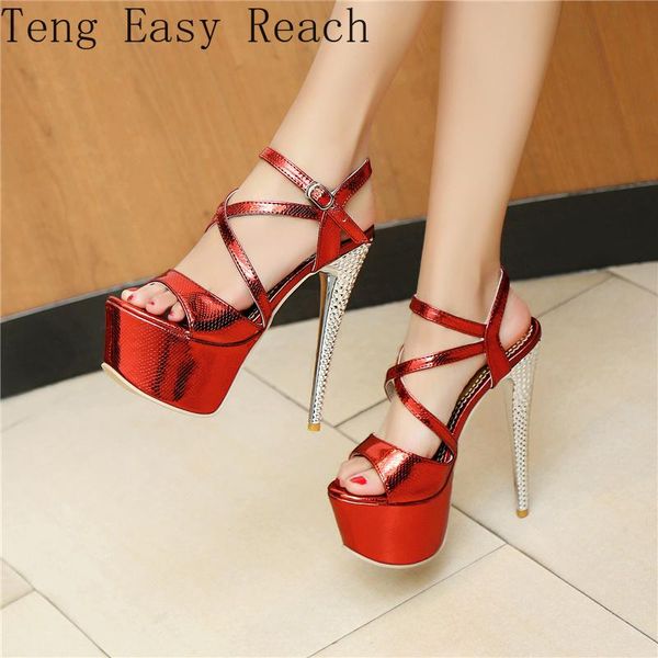 sandals platform woman luxury party wedding shoes high heels stiletto fetish women's summer red silver, Black
sandals platform woman luxury party wedding shoes high heels stiletto fetish women's summer red silver, Black
