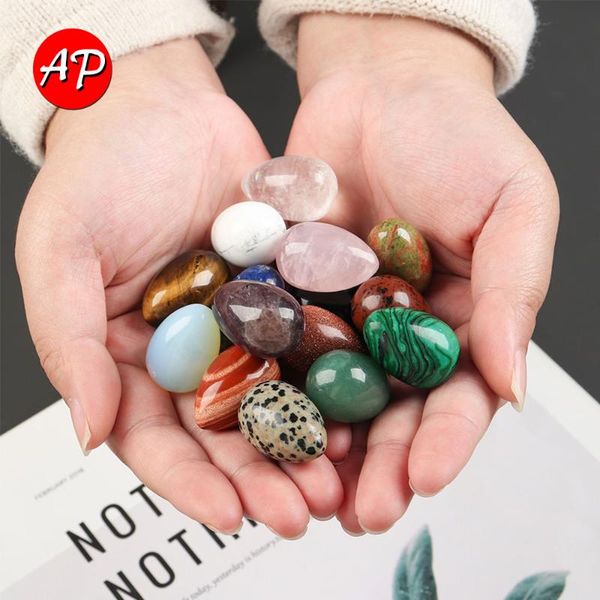 decorative objects & figurines 30x20mm natural crystal egg shaped stone healing massage gemstone reiki playing with accessory minerale decor
decorative objects & figurines 30x20mm natural crystal egg shaped stone healing massage gemstone reiki playing with accessory minerale decor