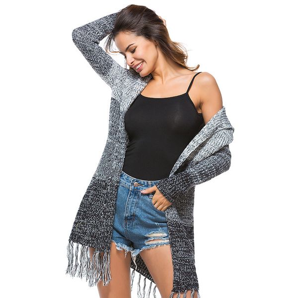 all autumn cardigans, tassel blouses, women's clothes, knitted or crocheted sweaters, open-ended blazers, tsj022 kljg, White;black
all autumn cardigans, tassel blouses, women's clothes, knitted or crocheted sweaters, open-ended blazers, tsj022 kljg, White;black