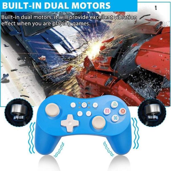 game controllers & joysticks 5 in 1 wireless bluetooth controller gamepad dual motor vibration built-in 400ma battery for switch pro ps3 pc
game controllers & joysticks 5 in 1 wireless bluetooth controller gamepad dual motor vibration built-in 400ma battery for switch pro ps3 pc