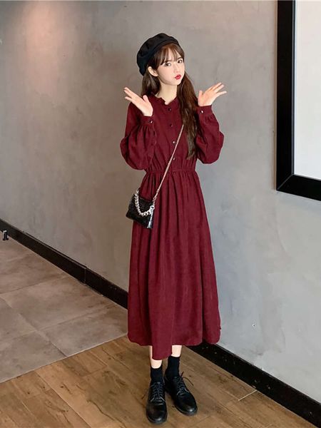 temperament korean version 2021 new high waist and thin spring auricularia auricula collar medium length with western style long sleeve dres, Black;gray
temperament korean version 2021 new high waist and thin spring auricularia auricula collar medium length with western style long sleeve dres, Black;gray