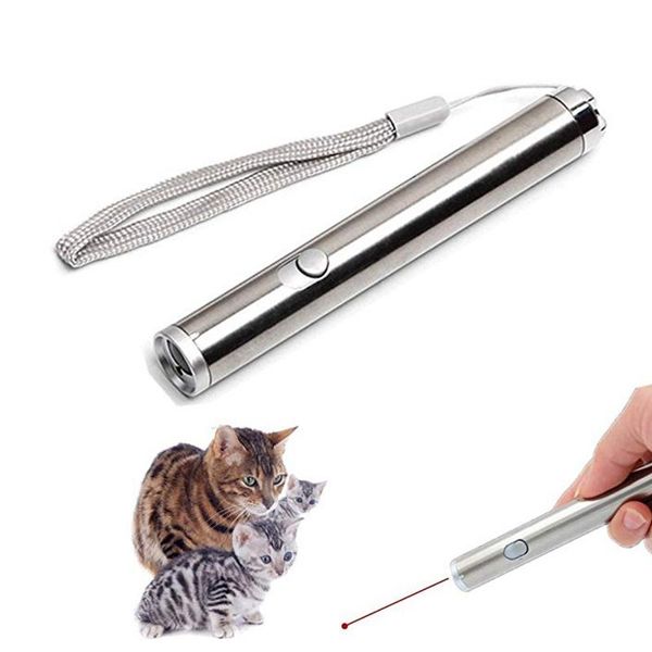 cat toys 1pc laser funny stick 2 in1 red pointer pen with white led light for children play pet toy dog
cat toys 1pc laser funny stick 2 in1 red pointer pen with white led light for children play pet toy dog