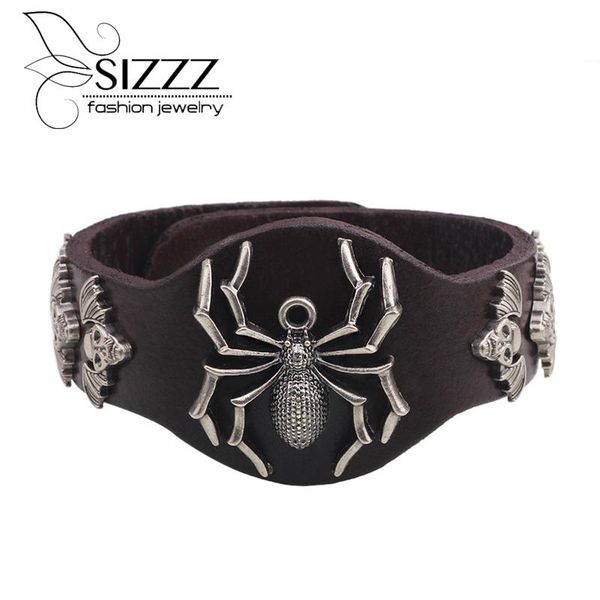 charm bracelets punk rivet spider vampire bat wide leather bracelet cuff rope men fashion, Golden;silver
charm bracelets punk rivet spider vampire bat wide leather bracelet cuff rope men fashion, Golden;silver
