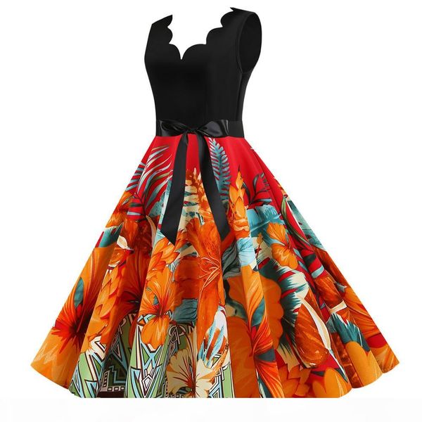 #jy14705 wholesale flora digital printing ladies summer clothing v-neck sleeveless back zipper women's causal party dresses, Black;gray
#jy14705 wholesale flora digital printing ladies summer clothing v-neck sleeveless back zipper women's causal party dresses, Black;gray