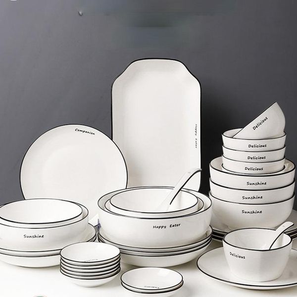 dishes & plates nordic style plate sets ceramic bowl dinner soup creative breakfast set kitchen serving dish vaisselle dinnerware di50
dishes & plates nordic style plate sets ceramic bowl dinner soup creative breakfast set kitchen serving dish vaisselle dinnerware di50