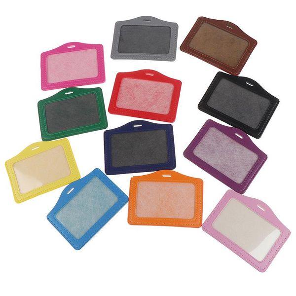 card holders transparent pu holder men business badge case women employee cover student leather id name, Brown;gray
card holders transparent pu holder men business badge case women employee cover student leather id name, Brown;gray