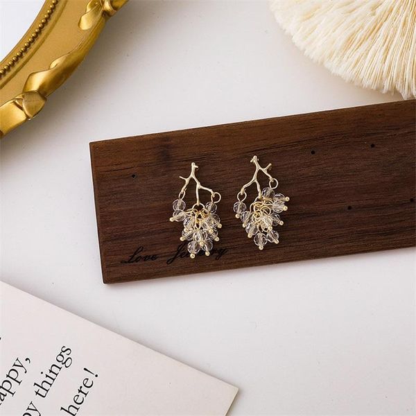 dangle & chandelier korean version of the romantic creative leaf earrings female fashion temperament branch crystal tassel wild earring, Silver
dangle & chandelier korean version of the romantic creative leaf earrings female fashion temperament branch crystal tassel wild earring, Silver