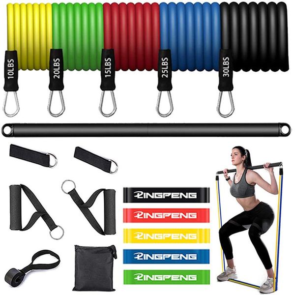 resistance bands band elastic strength training rod set fitness equipment exercise gym home
resistance bands band elastic strength training rod set fitness equipment exercise gym home