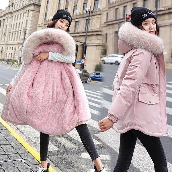 women jacket winter coat clothing hooded parkas thicken parker coats korean style women's jackets veste femme ad818 wpy8571, Black
women jacket winter coat clothing hooded parkas thicken parker coats korean style women's jackets veste femme ad818 wpy8571, Black
