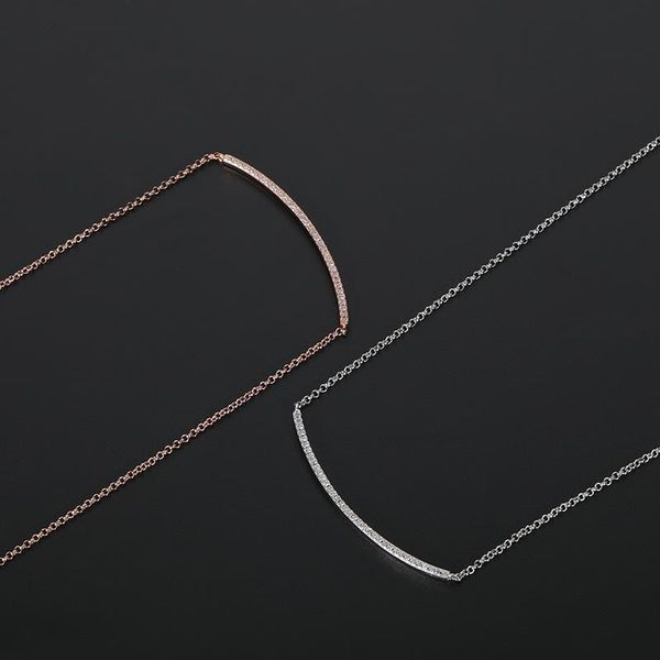 chains classic simple line zircon arc chain necklaces pendants for women modern jewelry collar zk30, Silver
chains classic simple line zircon arc chain necklaces pendants for women modern jewelry collar zk30, Silver