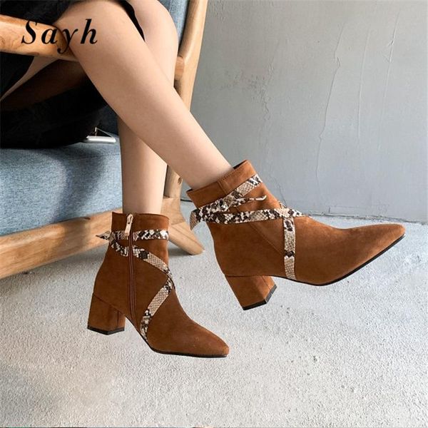 boots winter warm women ankle snakeskin strap zipper thin heels/thick heels suede casual shoes black size plus
boots winter warm women ankle snakeskin strap zipper thin heels/thick heels suede casual shoes black size plus