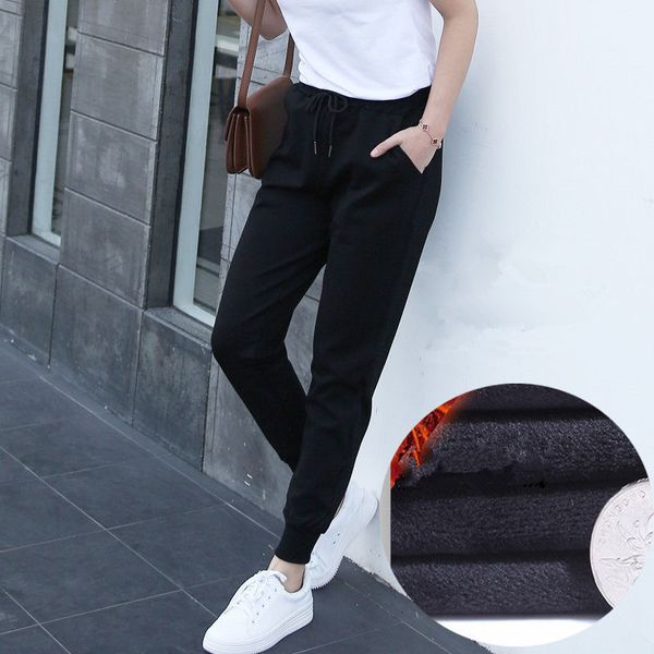 slim women pant winter cashmere pants warm female casual pants harem pants lined fleece trousers sweatpants cx220310, Black;white
slim women pant winter cashmere pants warm female casual pants harem pants lined fleece trousers sweatpants cx220310, Black;white