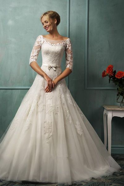 2022 new bride simple mid-sleeve wedding dress u-neck large backless travel shoot small trailing soft yarn wed dresses vestido de novia, White
2022 new bride simple mid-sleeve wedding dress u-neck large backless travel shoot small trailing soft yarn wed dresses vestido de novia, White
