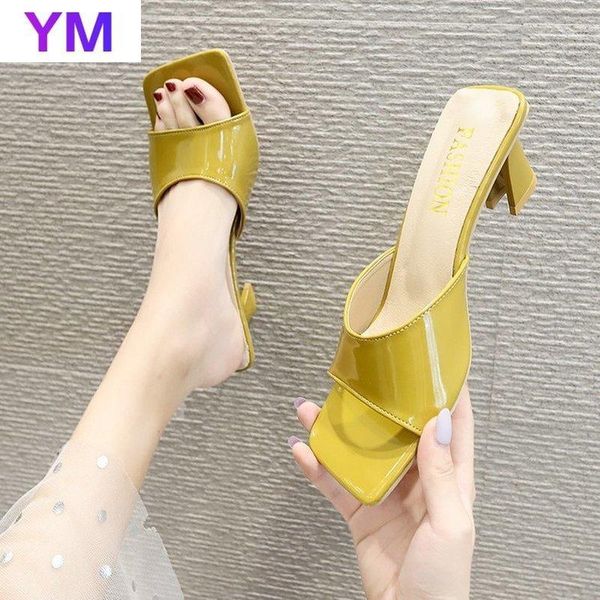 sandals slip-on candy pvc square toe heels women shoes solid high heel luxury party designers zapatos de vestir mujer, Black
sandals slip-on candy pvc square toe heels women shoes solid high heel luxury party designers zapatos de vestir mujer, Black