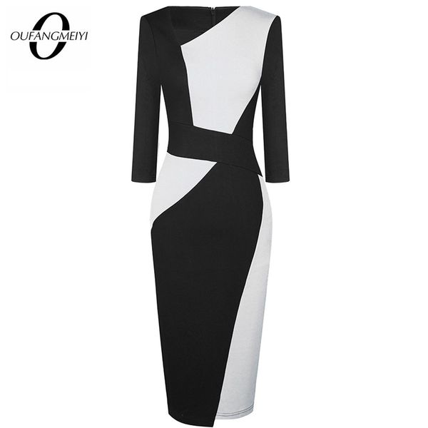 vintage women patchwork asymmetrical collar elegant casual work office sheath slim dress eb517 210309, Black;gray
vintage women patchwork asymmetrical collar elegant casual work office sheath slim dress eb517 210309, Black;gray