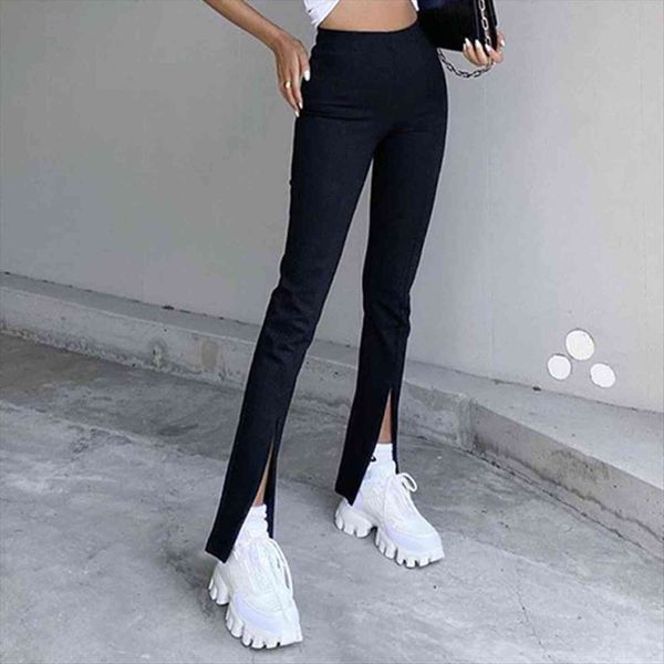 spring elastic slim split fashion womens capri solid zipper high waist black trousers female elegant lady pencil, Black;white
spring elastic slim split fashion womens capri solid zipper high waist black trousers female elegant lady pencil, Black;white