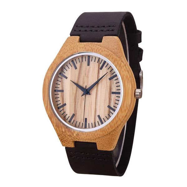 wristwatches casual simple classic big dial genuine leather wood watch retro relogio clock men wooden quartz gift drop, Slivery;brown
wristwatches casual simple classic big dial genuine leather wood watch retro relogio clock men wooden quartz gift drop, Slivery;brown