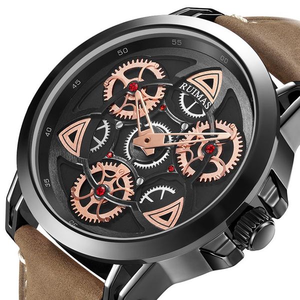 wristwatches ruimas mens watches chronograph watch men military sport wristwatch male clock hip hop reloj hombre, Slivery;brown
wristwatches ruimas mens watches chronograph watch men military sport wristwatch male clock hip hop reloj hombre, Slivery;brown