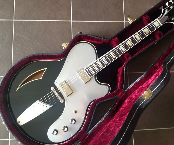 custom belaire josh homme queens of stone black 335 electric guitar motor semi hollow body, grover imperial tuners, aluminum pickguard & tru
custom belaire josh homme queens of stone black 335 electric guitar motor semi hollow body, grover imperial tuners, aluminum pickguard & tru