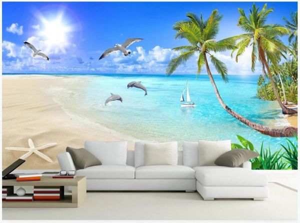 wallpapers custom po 3d wallpaper beautiful beach dolphin coconut landscape room home decor wall murals for walls 3 d
wallpapers custom po 3d wallpaper beautiful beach dolphin coconut landscape room home decor wall murals for walls 3 d
