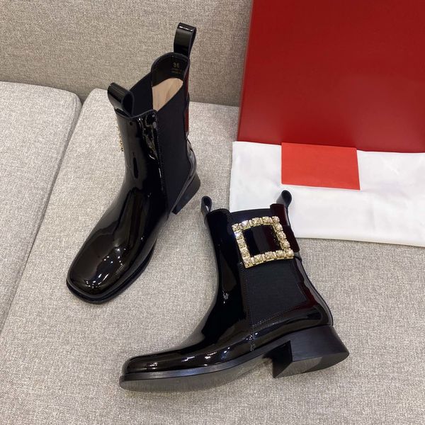 women's shoes designer square buckle straps luxury comfortable martin boots size 35-40, Red;white
women's shoes designer square buckle straps luxury comfortable martin boots size 35-40, Red;white