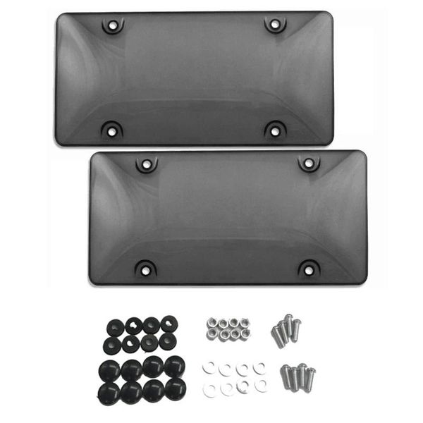 license plate frames 2pcs black tag holder bracket frame bumper shield cover mounting kit + screws
license plate frames 2pcs black tag holder bracket frame bumper shield cover mounting kit + screws