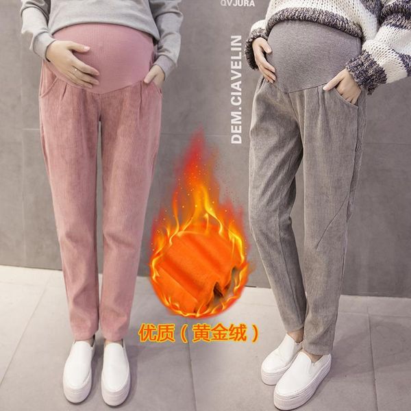 maternity bottoms spring corduroy straight pants autumn belly clothes for pregnant women high waist pregnancy trousers winter warm, White
maternity bottoms spring corduroy straight pants autumn belly clothes for pregnant women high waist pregnancy trousers winter warm, White