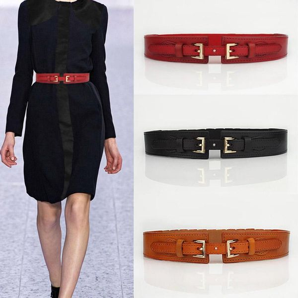 adjustable women belts double buckle waist strap all-match dress accessories casual black female design waistband, Black;brown
adjustable women belts double buckle waist strap all-match dress accessories casual black female design waistband, Black;brown