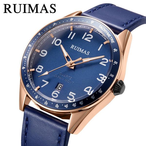 wristwatches ruimas brand men's watches fashion simple luminous waterproof watch quartz belt, Slivery;brown 
wristwatches ruimas brand men's watches fashion simple luminous waterproof watch quartz belt, Slivery;brown