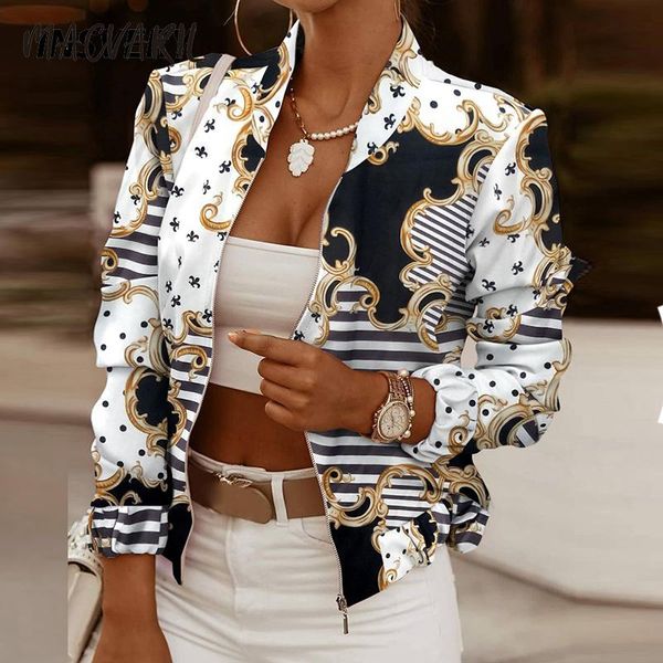 women's jackets 2021 spring autumn women thin vintage print long sleeve zipper jacket coat casual outerwear short, Black;brown
women's jackets 2021 spring autumn women thin vintage print long sleeve zipper jacket coat casual outerwear short, Black;brown
