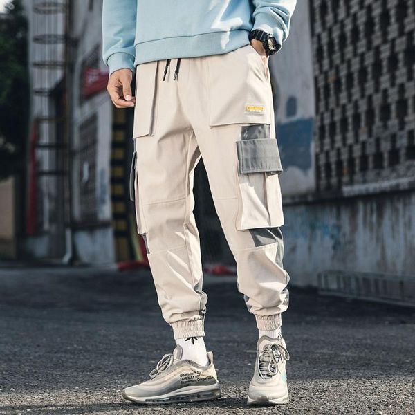 men's pants fashion trendy man cargo streetwear mixed color patchwork mens hip hop clothing casual sports trousers joggers men, Black
men's pants fashion trendy man cargo streetwear mixed color patchwork mens hip hop clothing casual sports trousers joggers men, Black