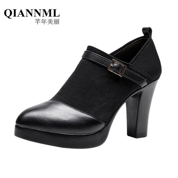 dress shoes plus size 32-43 block heels deep platform pumps women 2021 autumn high heel pu flock patchwork office shoe, Black
dress shoes plus size 32-43 block heels deep platform pumps women 2021 autumn high heel pu flock patchwork office shoe, Black