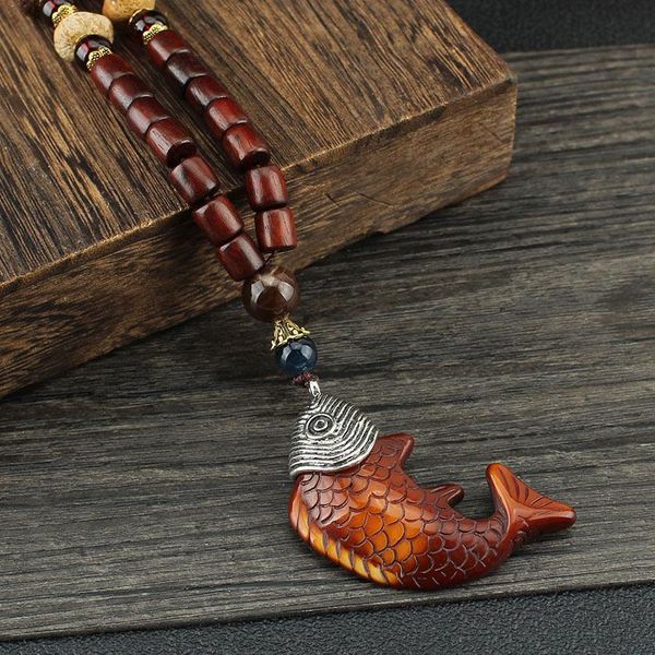 pendant necklaces buddhist mala wood beaded fish necklace long statement sweater vintage talisman ethnic nepal, Silver
pendant necklaces buddhist mala wood beaded fish necklace long statement sweater vintage talisman ethnic nepal, Silver