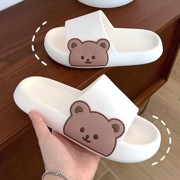 slippers women men summer sandals beach slides flip flops cartoon bear thick soled boys girls bathroom shoes zapatillas, Black
slippers women men summer sandals beach slides flip flops cartoon bear thick soled boys girls bathroom shoes zapatillas, Black