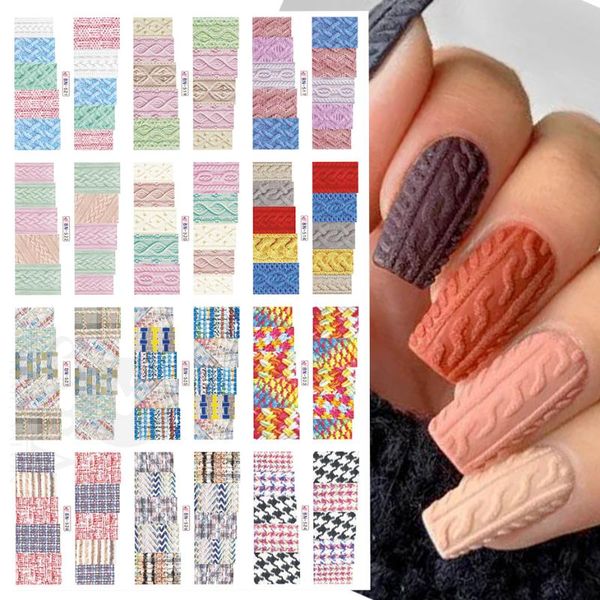 stickers & decals 12pcs nail art set sweater cloth design water transfer colorful sliders gel polish manicure decor sabn517-528, Black
stickers & decals 12pcs nail art set sweater cloth design water transfer colorful sliders gel polish manicure decor sabn517-528, Black