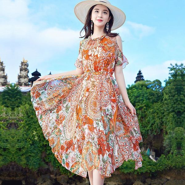 2021 asymmetrical floral summer chiffon print irregular female hem beach dress lady off shoulder thin z457 xsnc, Black;gray
2021 asymmetrical floral summer chiffon print irregular female hem beach dress lady off shoulder thin z457 xsnc, Black;gray