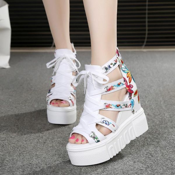 ins print leisure wedges women's shoes 2021 summer shoes women sandals platform shoelaces high heels casual woman, Black
ins print leisure wedges women's shoes 2021 summer shoes women sandals platform shoelaces high heels casual woman, Black