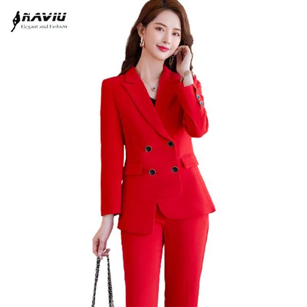 women's two piece pants red suits women 2021 high end professional temperament fashion formal slim blazer and office ladies work wear w, White
women's two piece pants red suits women 2021 high end professional temperament fashion formal slim blazer and office ladies work wear w, White