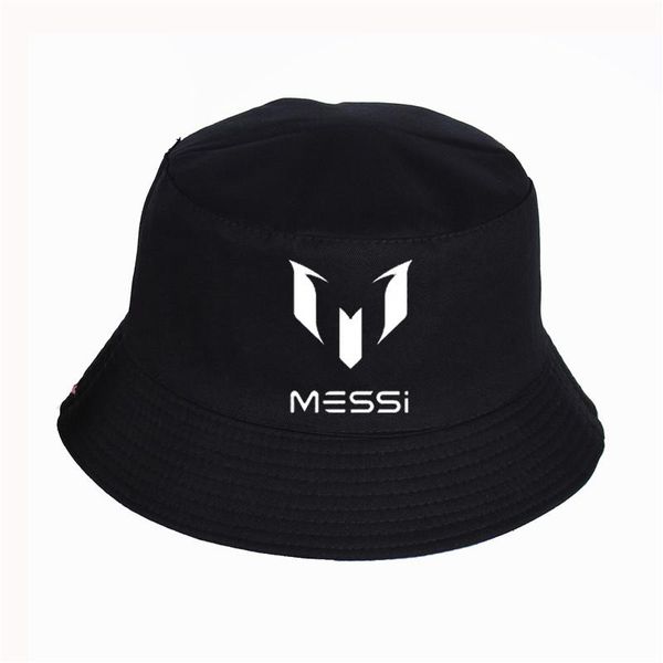 cloches 2021 messi print mens womens panama bucket hat cap summer sun visor fishing fisherman, Blue;gray