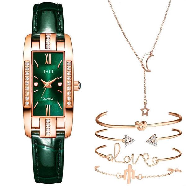 wristwatches luxury watches women square rose gold wrist green leather fashion female ladies quartz clock gifts montre femme, Slivery;brown
wristwatches luxury watches women square rose gold wrist green leather fashion female ladies quartz clock gifts montre femme, Slivery;brown