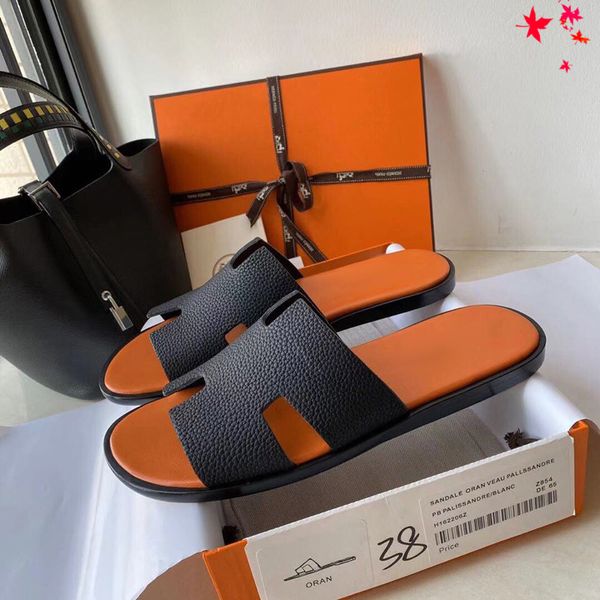 2021 slipper designer slide summer sandals fashion men beach indoor flat flip flops leather luxurys shoes mens slippers with box size 39-45, Black
2021 slipper designer slide summer sandals fashion men beach indoor flat flip flops leather luxurys shoes mens slippers with box size 39-45, Black