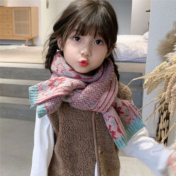 new korean lengthened baby scarf for autumn and winter, Blue;black 
new korean lengthened baby scarf for autumn and winter, Blue;black