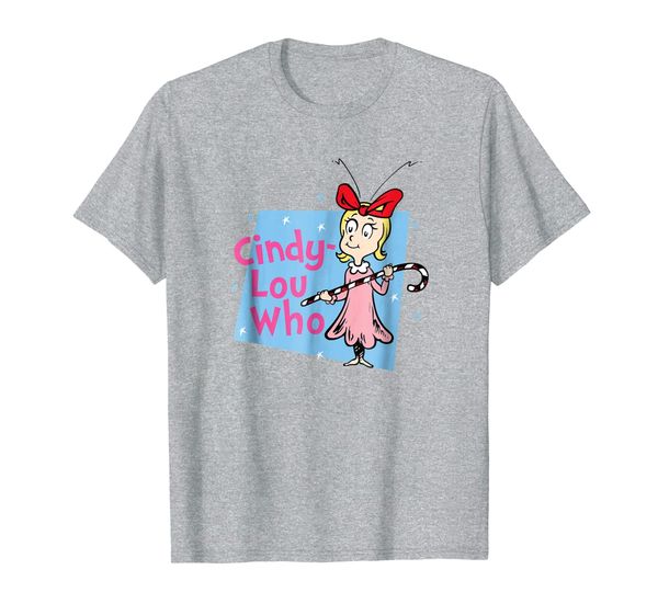dr. seuss cindy-lou who t-shirt, White;black 
dr. seuss cindy-lou who t-shirt, White;black