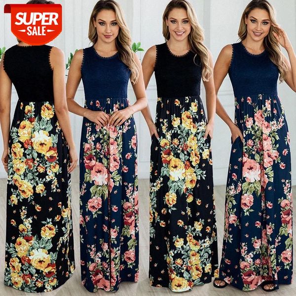 women boho floral printed dress sleeveless tunic pocket maxi long dresses evening club party vestidos wdc3155 #ut9b, White;black
women boho floral printed dress sleeveless tunic pocket maxi long dresses evening club party vestidos wdc3155 #ut9b, White;black