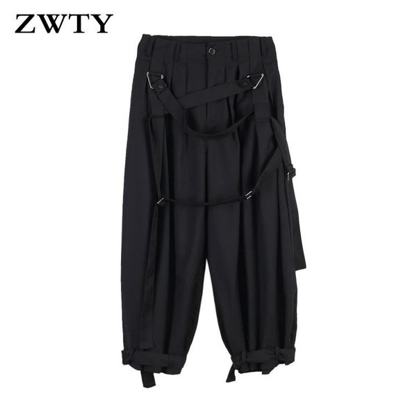 men's pants zwty men japan streetwear punk gothic bandage casual harem pant male vintage hip hop wide leg trousers stage clothing kimon, Black
men's pants zwty men japan streetwear punk gothic bandage casual harem pant male vintage hip hop wide leg trousers stage clothing kimon, Black