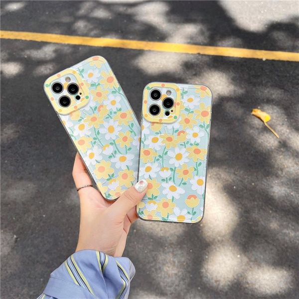 cell phone pouches lovely full floral case for 12 12pro max 11 11pro xr x xs se 7 8 plus clear soft silicone tpu cover