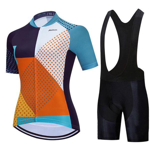racing sets style women's cycling jersey set summer breathable bicycle clothing quick-dry mountain ladies bike clothes, Black;blue
racing sets style women's cycling jersey set summer breathable bicycle clothing quick-dry mountain ladies bike clothes, Black;blue