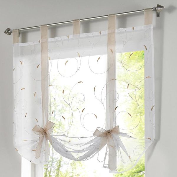 didihou roman shade european embroidery style tie up window curtain kitchen curtain voile sheer tab window curtains 35
didihou roman shade european embroidery style tie up window curtain kitchen curtain voile sheer tab window curtains 35