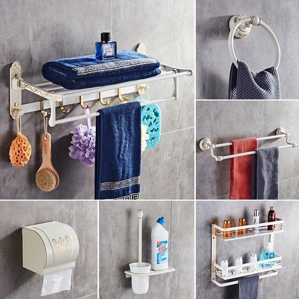 bath accessory set bathroom hardware aluminum tissue holder towel bar rack toilet brush corner shelf accessories
bath accessory set bathroom hardware aluminum tissue holder towel bar rack toilet brush corner shelf accessories